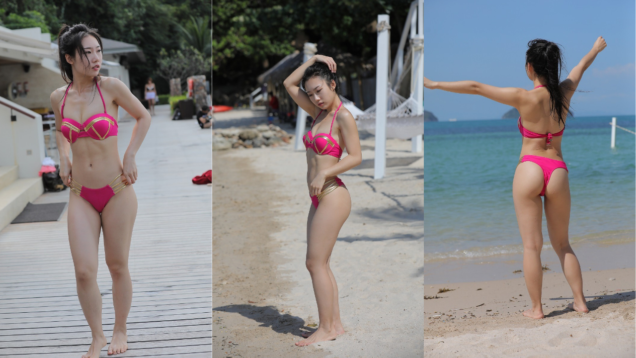 凯恩Samui苏梅岛旅拍作品 第六篇：紫金比基尼美女